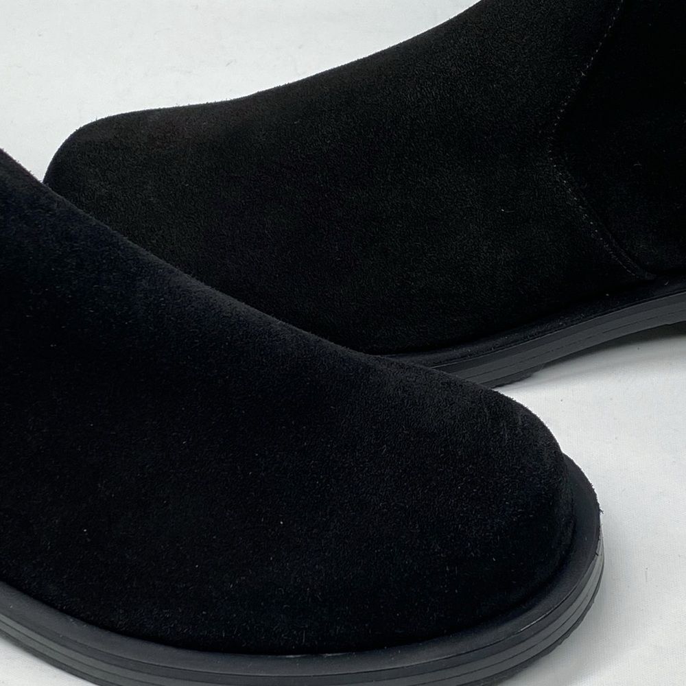 Stuart Weitzman Block Heel Suede Booties Size 7 - image 8
